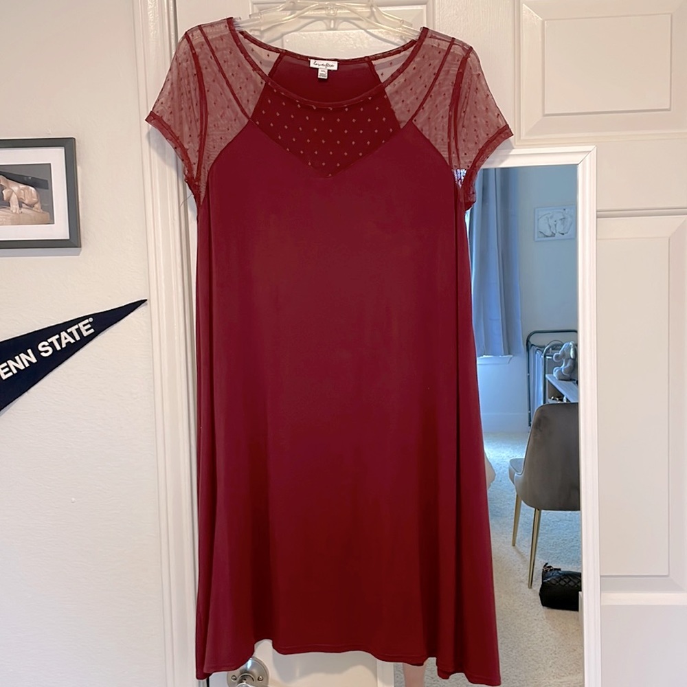 Short sleeve swing dress: Size L